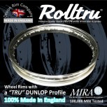 MB108-3-19-SS-KIT 19" WM3 Rolltru Premium Stainless Rim & Spoke Kit for Triumph for QD & Bolt On Spool Rear 37-0079