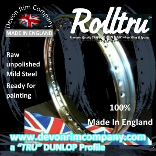 N15-EQ-RAW 19 Premium Raw Steel Wheel Rim for Norton ES2
