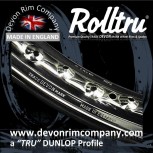 MB108-3-19-SS-KIT 19" WM3 Rolltru Premium Stainless Rim & Spoke Kit for Triumph for QD & Bolt On Spool Rear 37-0079